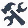 Hammer und Schraubenschlüssel Icon