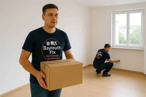 Abtransport von Müll und Kartons